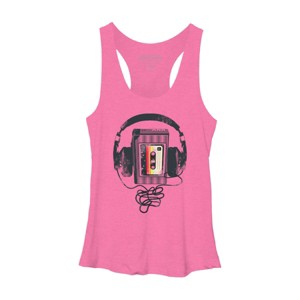 Women's Design By Humans Sound Trip By clingcling Racerback Tank Top - 1 of 2
