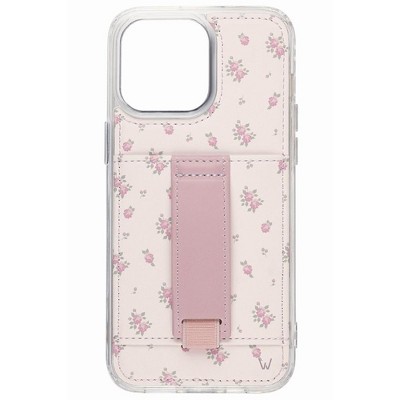 Walli Cases Wildrose Phone Case with Wallet and Finger Strap