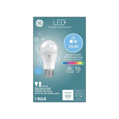 Ge Remote Included Medium Base Led+ Color Changing Light Bulbs : Target