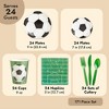 Blue Panda 171-Piece Soccer Party Decorations, Serves 24 Sports-Themed Birthday Party Supplies, Plates, Napkins, Cups, Cutlery, Tablecloth and Banner - 4 of 4