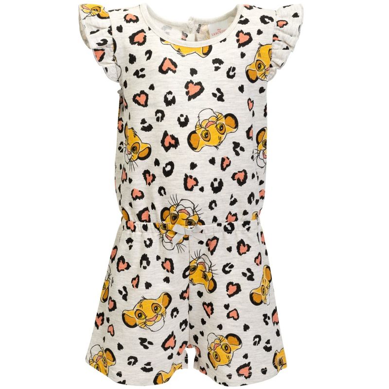 Disney Minnie Mouse Mickey Mouse Nightmare Before Christmas Pixar Toy Story Lion King  Baby Girls Romper Infant to Big Kid, 1 of 7