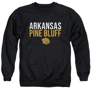 University of Arkansas at Pine Bluff Official Stacked Adult Crewneck Sweatshirt - 1 of 4