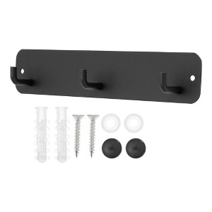 Unique Bargains Coat Hooks Wall Mount with Coat Hooks for Entryway Bathrooms - 1 of 4
