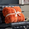Cozy Bliss Bubble Faux Fur Throw Blankets, Plush Soft Thick Blanket for Sofa, Bedroom, Living Room - 2 of 4