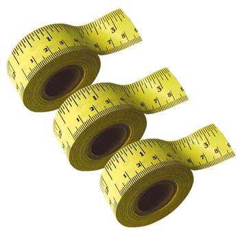 Double Sided Tailoring Tape Measure Soft Tape Tailors Tape Measure  Compatible With Chest Waist, 150 Cm Yellow