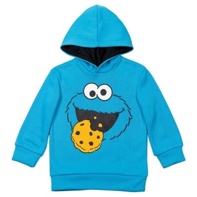 Sesame Street Cookie Monster Infant Baby Boys Fleece Pullover Hoodie 18 Months Target