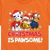 Boys' - Paw Patrol - Christmas Is Pawsome Chase Rubble Marshall Short Sleeve Graphic T-Shirt - 2 of 4
