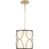 Progress Lighting Landree 1-Light Mini-Pendant, Black Silk, White Shade - 4 of 4
