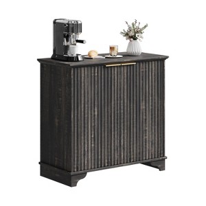 COZONY Sideboard Buffet Cabinet with Fluted Doors, Adjustable Shelves Farmhouse Kitchen Storage Coffee Bar for Home Dining Living Room - 1 of 4
