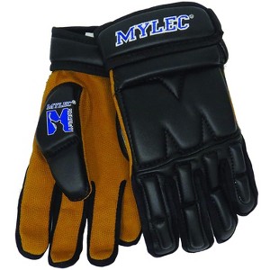 Mylec MK3 Player Street & Roller Hockey Gloves, Adjustable Wrist Roll, Velcro Closure, Vinyl Acetate with Rugged Nash Palm & Soft Foam Inside – 1 Pair - 1 of 2