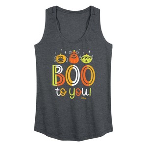 Women's - Disney - Boo To You Graphic Racerback Tank - 1 of 4