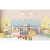 CAVINAS Twin Size Wood Montessori Bed,Modern Floor Bed Frame with Guardrails and Door,Toddler Bed for Bedroom - 2 of 4