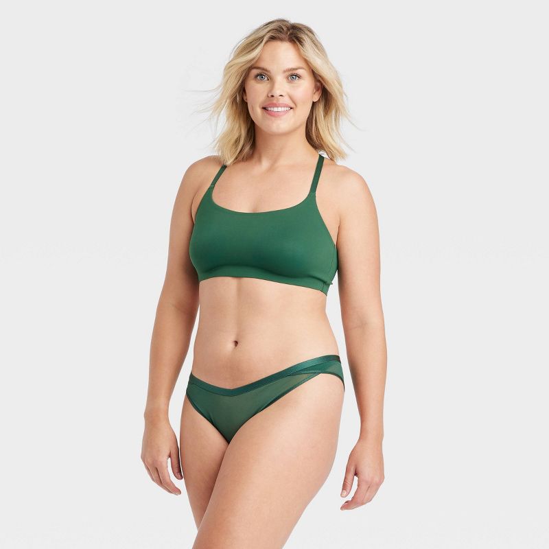 Women's Mesh Cheeky Underwear - Auden™ Green, 5 of 8