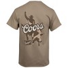 Mens Coors Banquet Rodeo Bull Rider Front and Back Print T-Shirt - 4 of 4