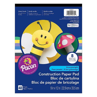 Pacon Tru-ray 9 X 12 Construction Paper Assorted Colors 50 Sheets/pack  6/pack (pac6596) : Target