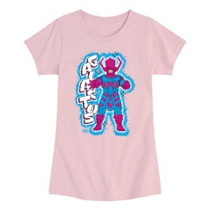 Girls' - Marvel - Fantastic Four Galactus Fitted Short Sleeve Graphic T-Shirt - 1 of 3