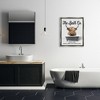 Stupell Industries Bubble Bath Highland Cow Black Framed Floater Canvas Wall Art - 2 of 4