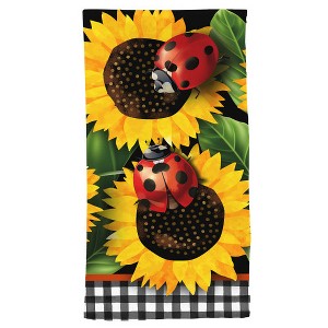 Briarwood Lane Spring Hand Towel 26x18 Ladybugs and Sunflowers For Spring Hand Towel - 1 of 3