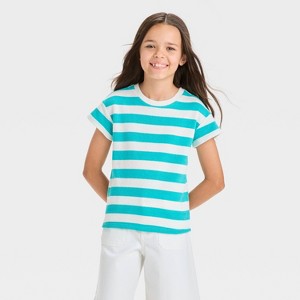 Girls' Short Sleeve Terry Top - Cat & Jack™ - 1 of 3