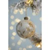 Syemin Decorative Objects Christmas Ball Ornaments Glass Decorative Hanging Ball Christmas Tree Ornaments Set of 6, White, 3.9"*3.9"*3.9" - 2 of 4