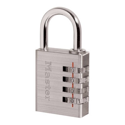 Master Lock Resettable Combination Lock Brass - Office Depot