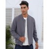 Coolmee Men's Bomber Jacket Lightweight Casual Stylish Light Flight Jacket Windbreaker Varsity Jackets - 4 of 4