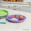 WeeSprout Divided Bamboo Plates for Kids, Made with Food Grade Natural Bamboo, Set of 4 - 2 of 4