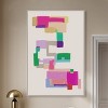 Art Remedy Dreaming of a dream Geometric Modern Color Block Abstract Wall Art Framed - 2 of 4
