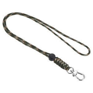 Unique Bargains Braided Wrist Polyester Keychain ID Card Lanyard with Hook - 1 of 4
