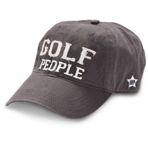 Pavilion Gift Company - Golf People - Dark Gray Adjustable Hat - Hats - 1 of 4