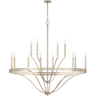 Isabella Winter Gold 12-Light Ornate Chandelier