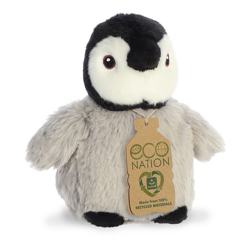 Aurora Eco Nation 5" Penguin Grey Stuffed Animal, 2 of 6