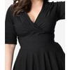 Unique Vintage Women's Plus Delores Swing Dress - 4 of 4