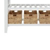 50" Sezye Kitchen Carts and Islands White Finish - Acme Furniture: Marble Top, 2 Shelves, No Tools Assembly - 4 of 4