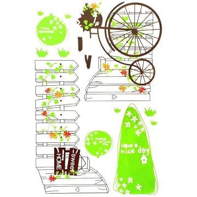 Slickblue Nature-Inspired My Garden Wall Stickers – Vinyl Décor for Any Smooth Surface – 23.6" x 35.4"