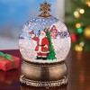 Collections Etc Hand-Painted Santa Claus Musical Snow Globe Decoration, Plays 8 Songs 4.5 X 4.5 X 7.5 - 2 of 2