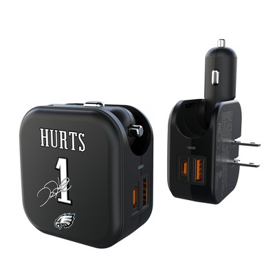 NFL Philadelphia Eagles Players Game Tactic 18-Watt 2 in 1 USB A/C Charger