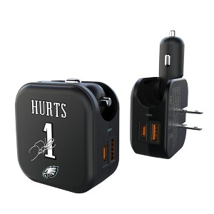 NFL Philadelphia Eagles Players Game Tactic 18-Watt 2 in 1 USB A/C Charger - 1 of 3