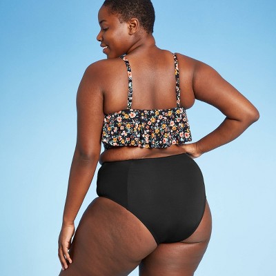 plus size midkini swim top
