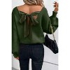 Women's Bow Back Sweater - Pretty Bash - 2 of 2