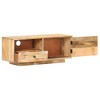 vidaXL TV Stand 35.4"x11.8"x13.8" Solid Wood Mango - 2 of 4