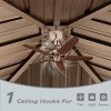 12X16 FT Outdoor Hardtop Gazebo,Gazebo With Galvanized Steel Double Roof Canopy And Curtains,Aluminum Metal Permanent Gazebo-Coolbibila - 3 of 4