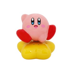 Kirby & Warp Star Sculpted Ceramic Salt & Pepper Shakers - 1 of 4