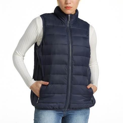 Womens puffer deals vest target