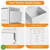 10-Drawer Storage Organizer Fabric Dresser w/Wood Tabletop & Side Pockets Clothing Chest of Drawers - 2 of 2