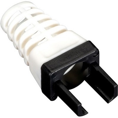 Black Box Ez-Rj45 Cat6 Strain-Relief Boot, 25-Pack, Black