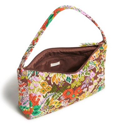 Vera Bradley Women's Outlet Cotton Slouchy Shoulder Bag Evening Garden — фото 2