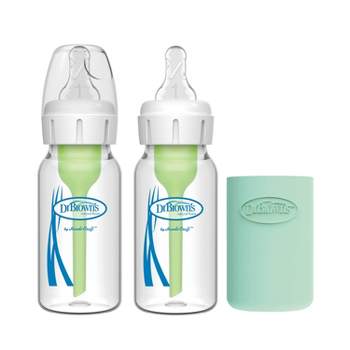 [Multi-Color 3 Pack] Impresa Glass Baby Bottle Sleeve for Dr Brown Bottles  8 oz - Impresa Silicone Bottle Cover for Dr Brown Glass Bottles 8 oz 