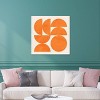 Geometric Shapes Orange by Ana Rut Bre Unframed Wall Canvas - iCanvas - 2 of 4