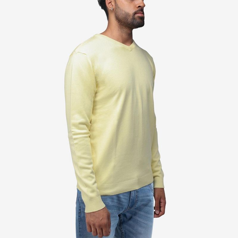 X RAY Men's Slim Fit Pullover V-Neck Sweater, Sweater for Men Fall Winter (Available in Big & Tall), 3 of 7